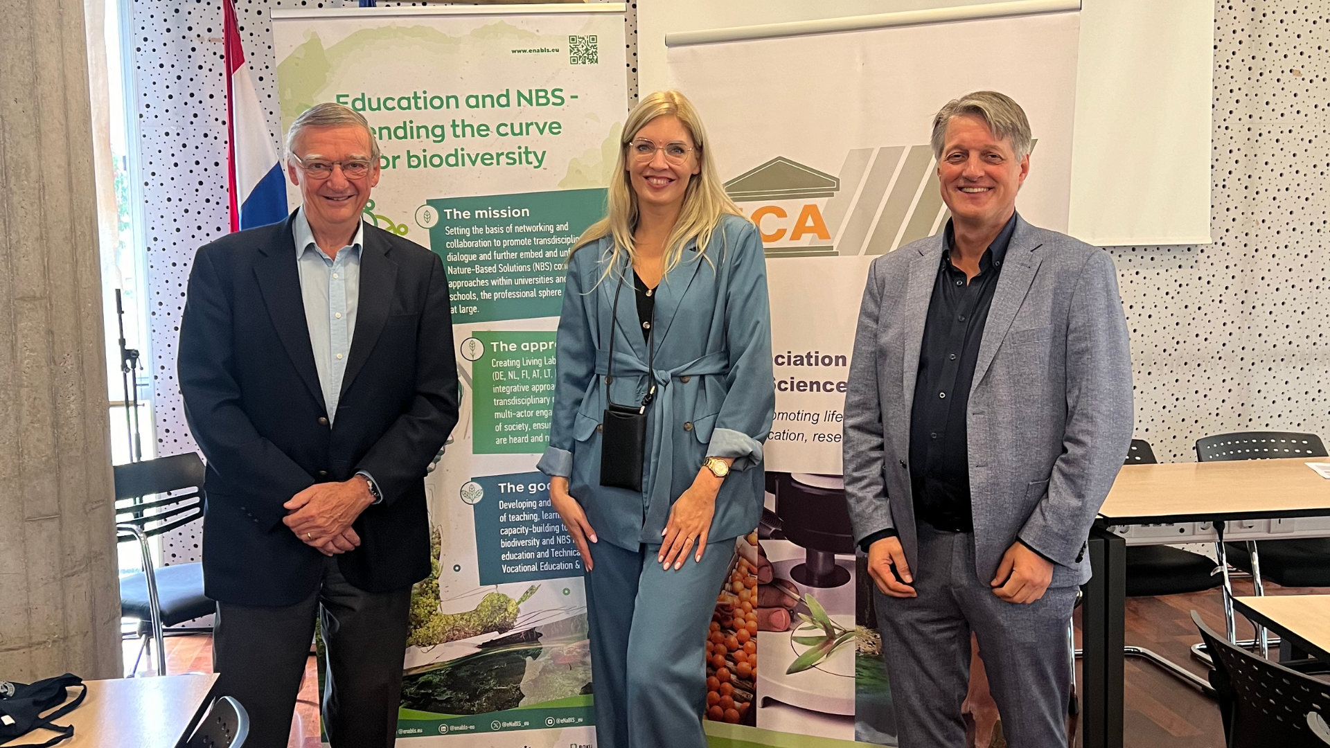 eNaBlS' ICA members group photo during the event.