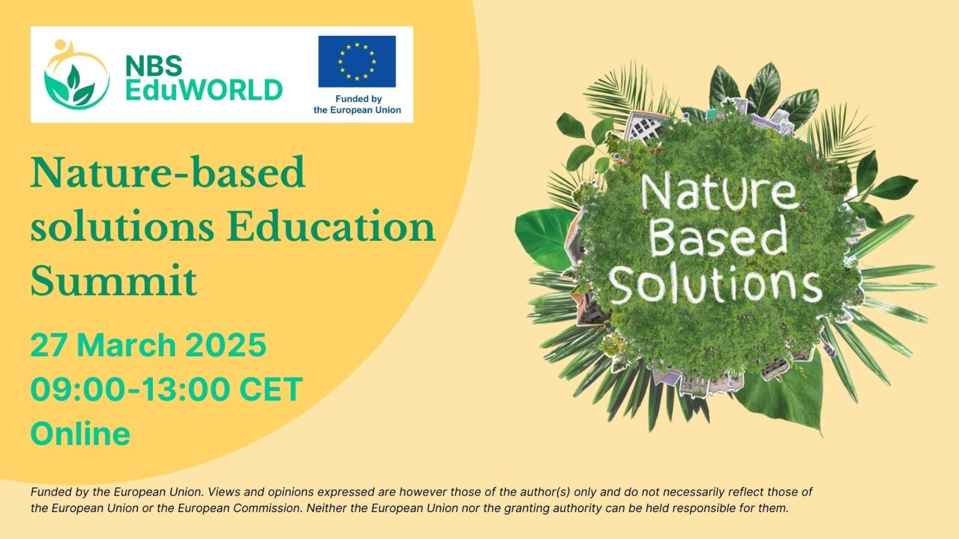 Nature-based Solutions Education Summit