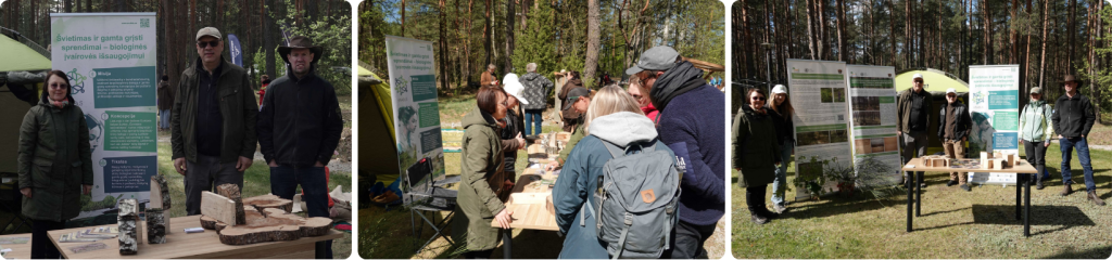 Living Labs as Catalysts for Community Engagement Photo Collage with eNaBlS' Roll-up