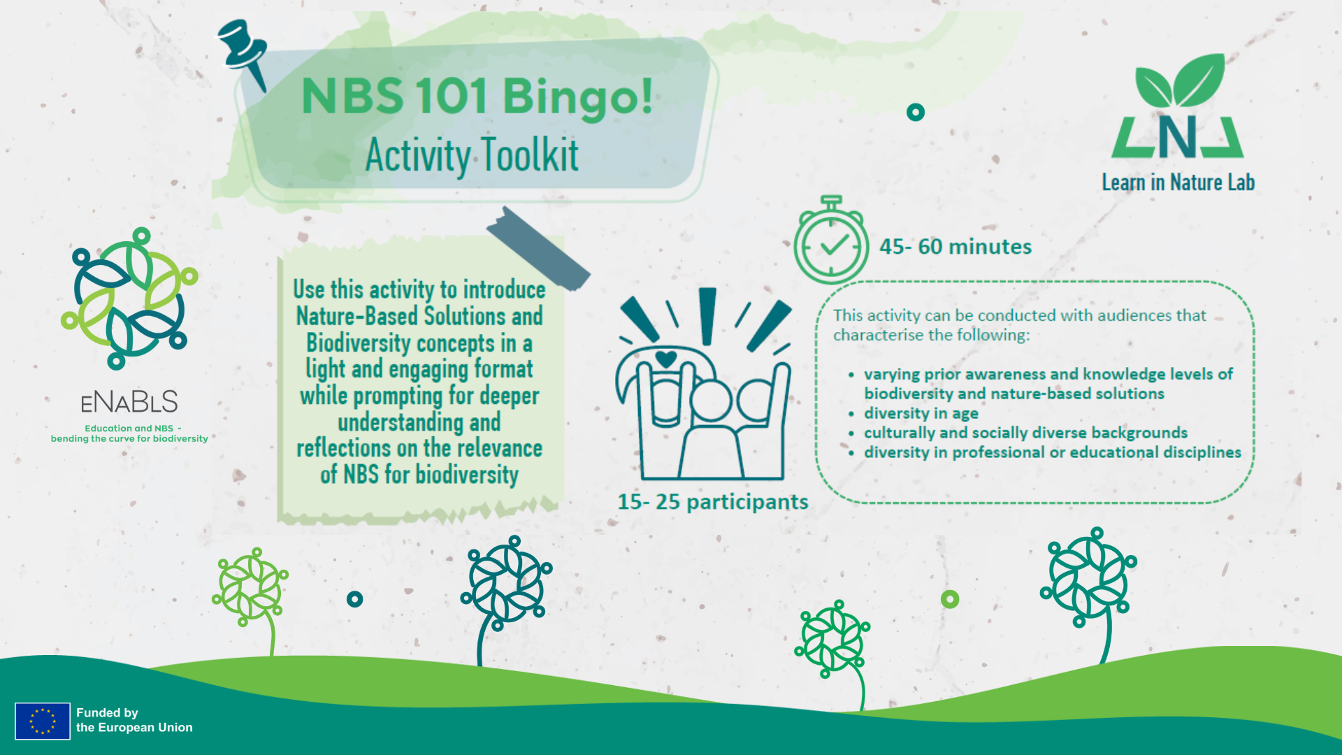 Engaging with Biodiversity and Nature-Based Solutions in Education - Activity Toolkit