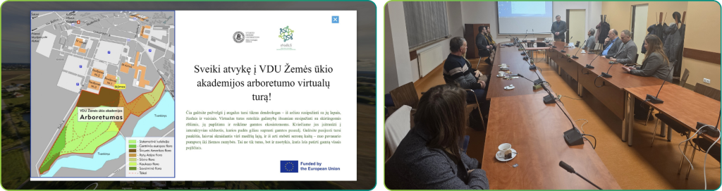 VMU Visualisation screenshot and "Creating a NBS Space" meeting photo