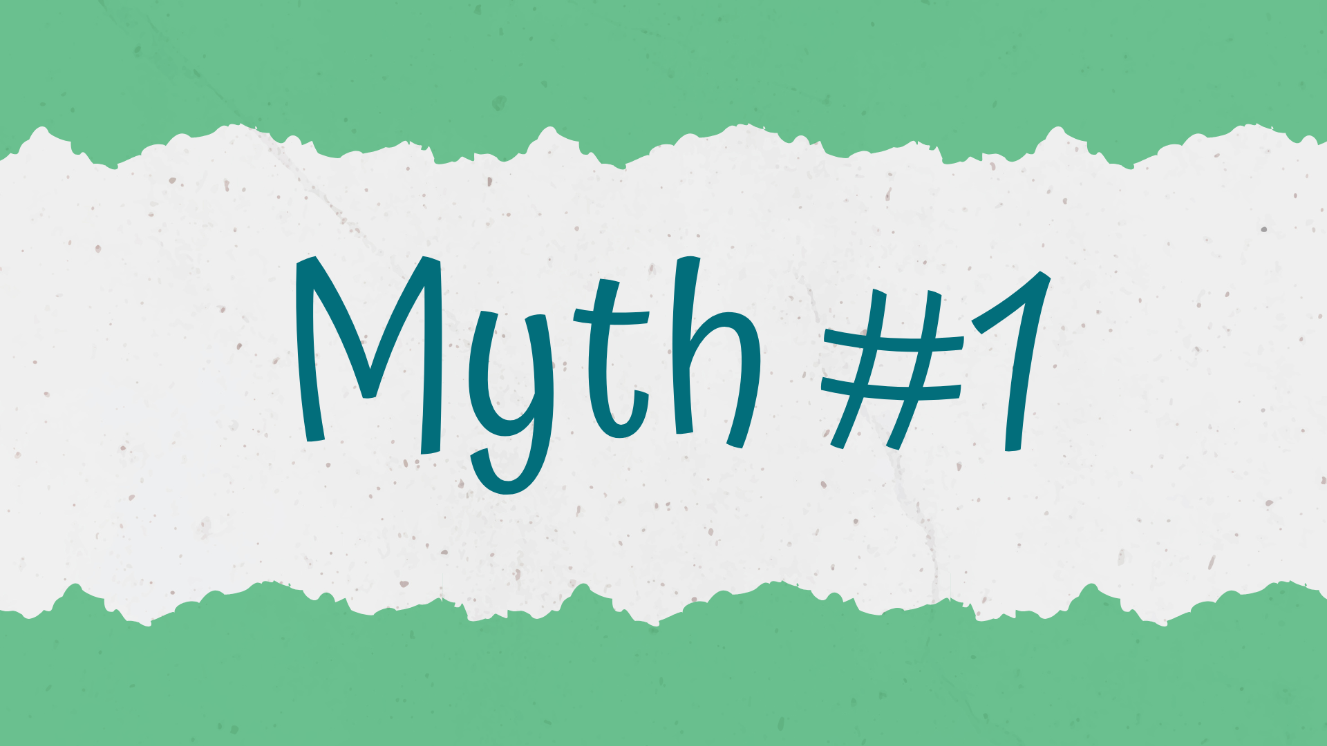 Myth #1 banner