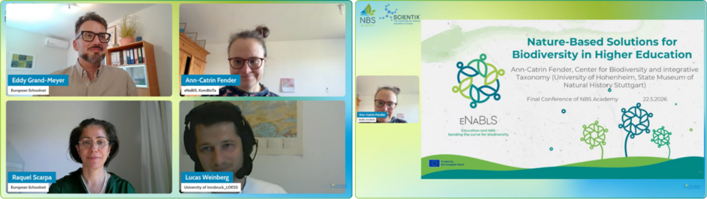 Screenshots from NBS Academy's Final Conference