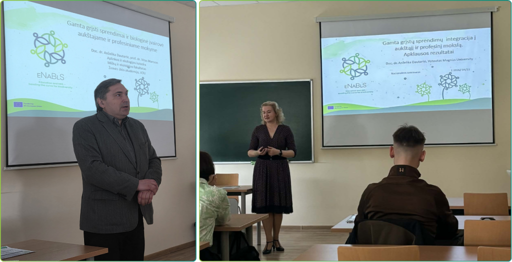 Photos from VMU's national workshop on Nature-Based Solutions and Biodiversity in Education